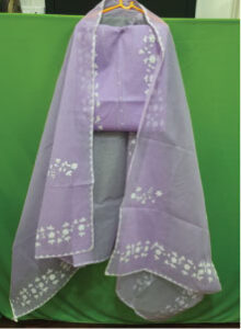 Applique-work-Kurta-Dupatta-Purple